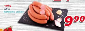 Párky Kostelecké uzeniny