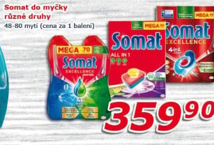 Prostředky do myčky Somat
