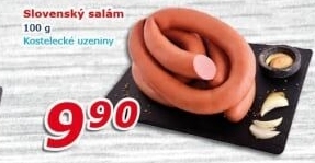 Salám slovenský točený Kostelecké uzeniny