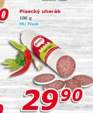 Salám Uherák písecký Maso uzeniny Písek