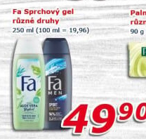 Sprchový gel Fa