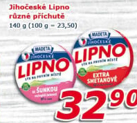 Tavený sýr Jihočeské Lipno Madeta