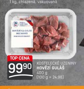 KOSTELECKÉ UZENINY HOVĚZÍ GULÁŠ