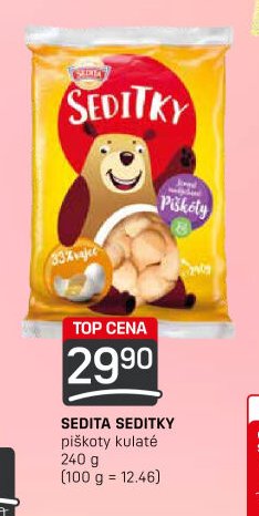 SEDITA SEDITKY piškoty kulaté