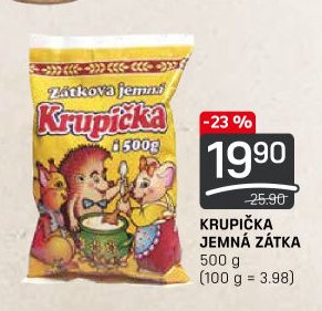 KRUPIČKA JEMNÁ ZÁTKA
