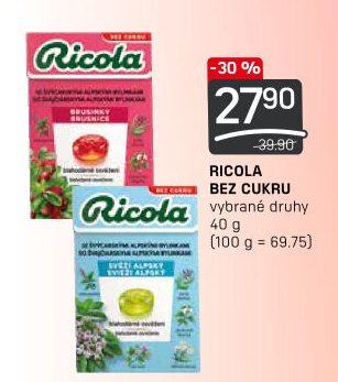 Bylinné bonbony Ricola