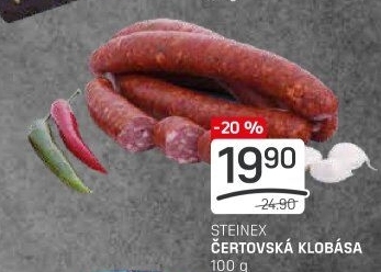 Čertovská klobása Steinex