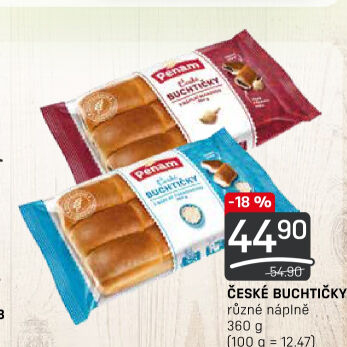 České buchtičky Penam