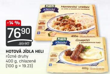 Hotová jídla Heli