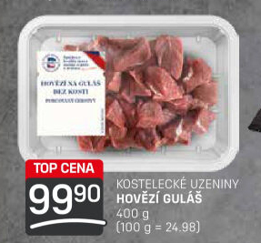 Hovězí maso na guláš Kostelecké uzeniny