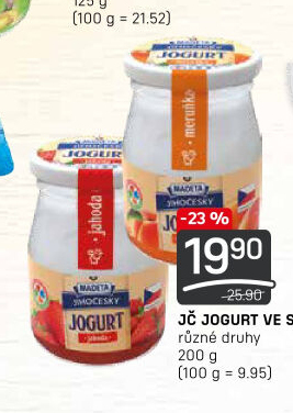 Jogurt ochucený jihočeský tradičníMadeta