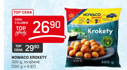 Krokety mražené Nowaco