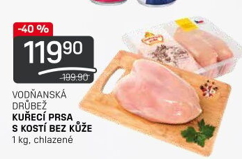 Kuřecí prsa s kostí Vodňanské kuře