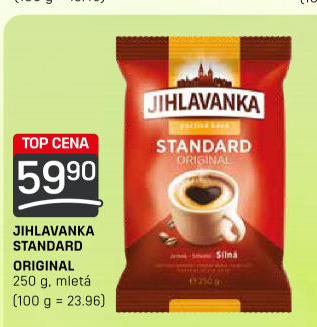 Mletá káva Standard Jihlavanka