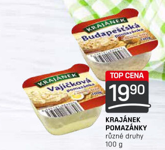 Pomazánky Krajánek