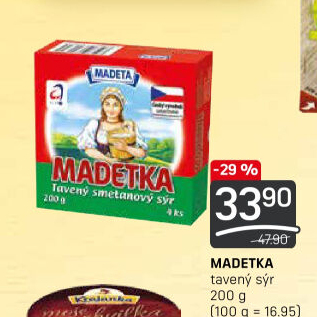 Sýr tavený smetanový Madetka