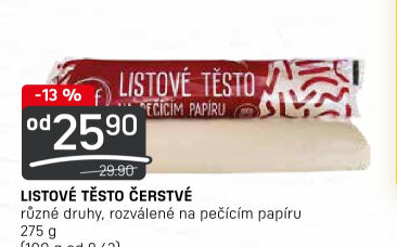 Těsto listové rozválené Lef