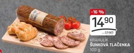 Tlačenka šunková Krahulík