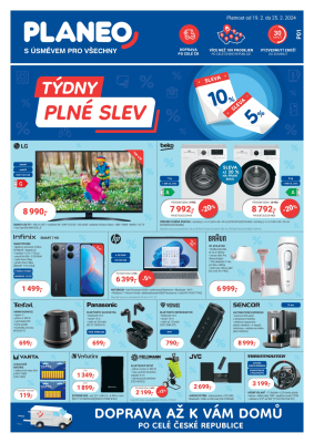 akční leták Planeo 19.2.2024-25.2.2024