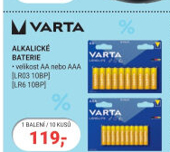Baterie alkalické Longlife Varta