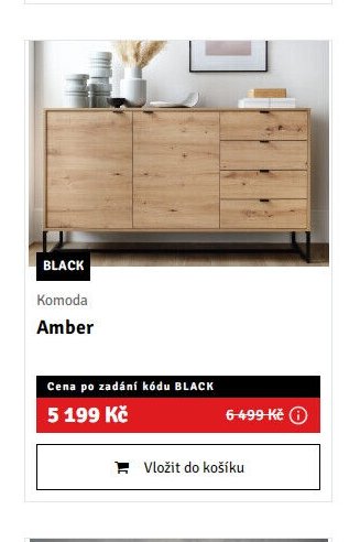 Komoda Amber - ASKO akcniletaky.com