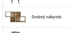 Drobný nábytek