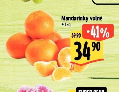 Mandarinky volné