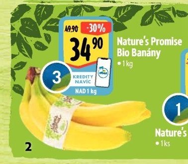 Nature's Promise Bio Banány