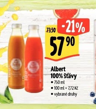 Albert 100% šťávy
