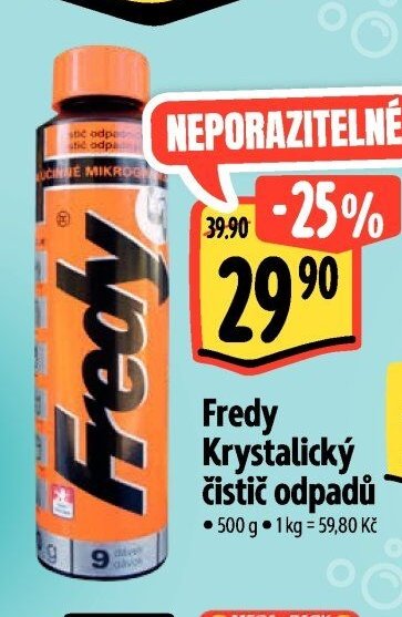 Fredy Krystalický čistič odpadů