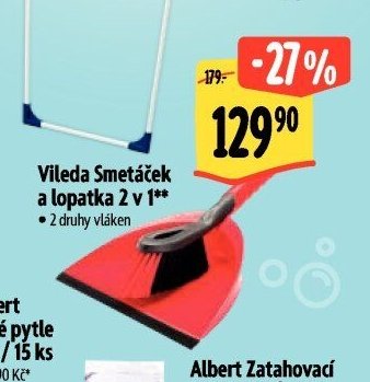 Vileda Smetáček a lopatka 2 v 1