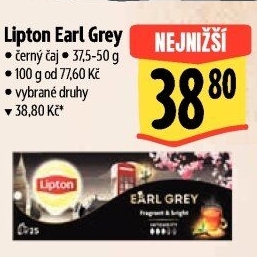 Čaj Earl Grey Lipton