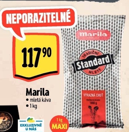 Mletá káva Standard Marila