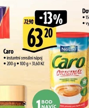 Nápoj instantní obilninový Caro Nestlé