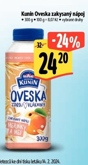 Nápoj Oveska Mlékárna Kunín