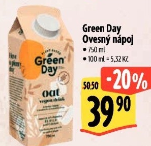 Nápoj ovesný Green Day