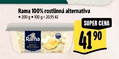 Rama rostlinná Plant Based Butter Alternative