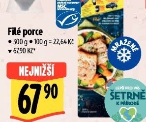 Rybí filé mražené Nowaco