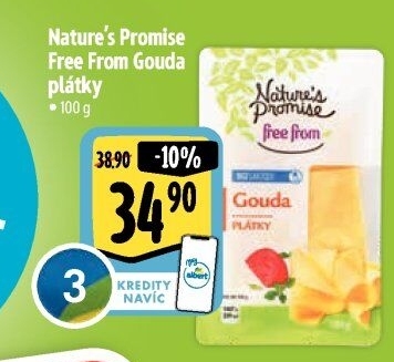 Sýr Gouda bez laktózy Free From Nature'