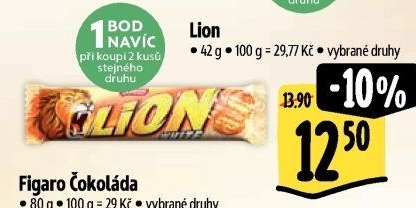 Tyčinka Lion Nestlé