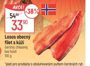 Losos obecný filet s kůží
