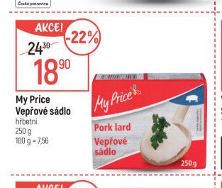 My Price Vepřové sádlo