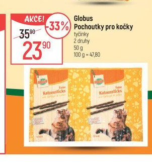Globus Pochoutky pro kočky (tyčinky)