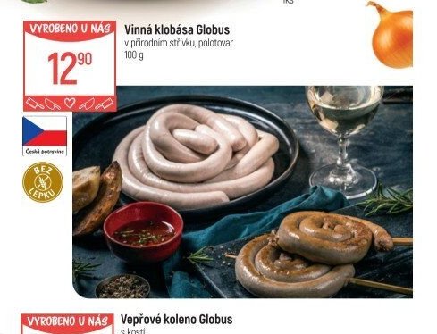 Vinná klobása Globus