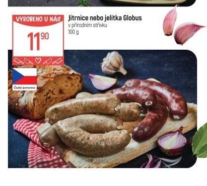 Jitrnice nebo jelítka Globus
