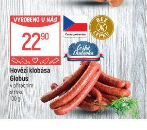 Hovězí klobása Globus