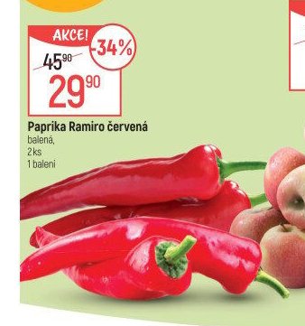 Paprika Ramiro červená