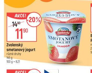 Zvolenský smetanový jogurt