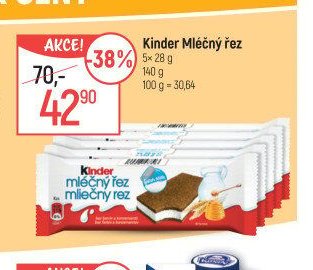 Kinder Mléčný řez