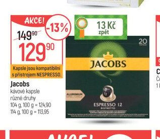 Jacobs kávové kapsle